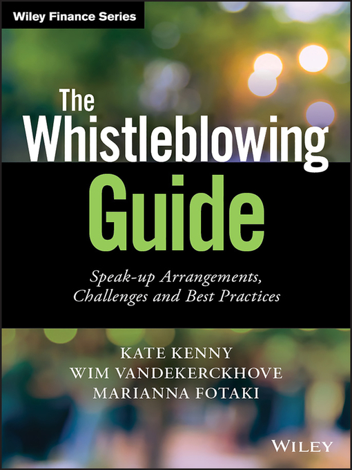 Title details for The Whistleblowing Guide by Kate Kenny - Available